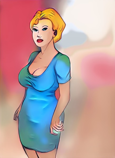 Mature blonde